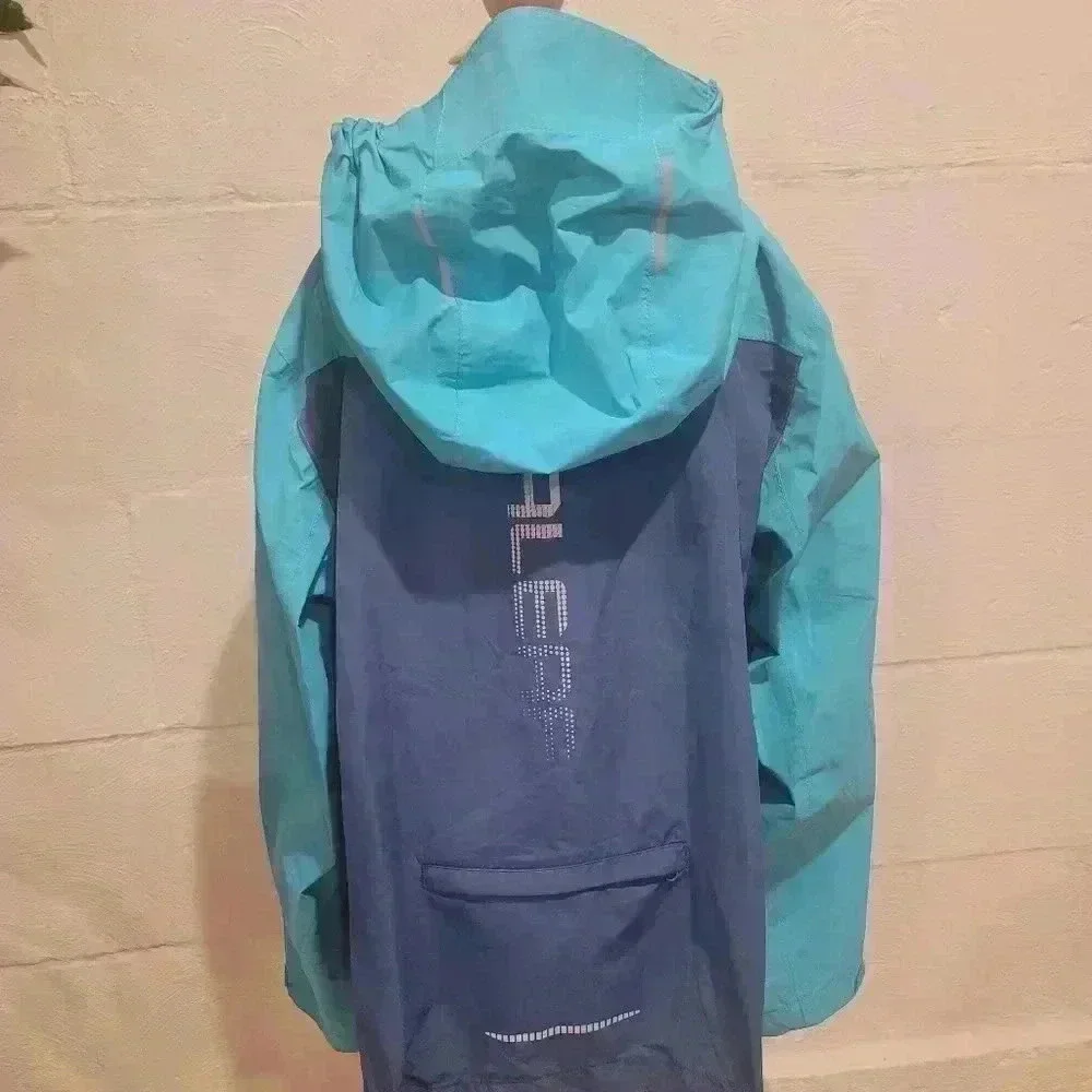 BALEAF Unisex Rain Jacket Waterproof Raincoat Windbreaker Hooded SIZE S Youth